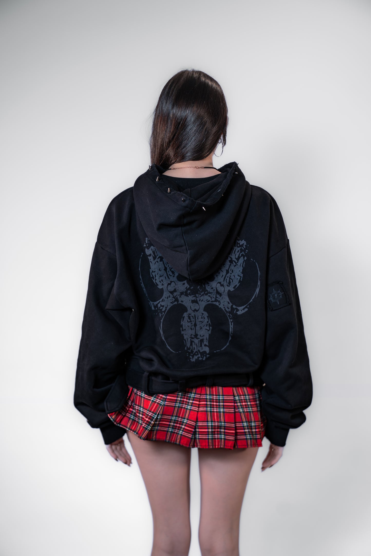 Tarnished hoodie”BLACK”