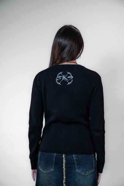 Troya sweater “BLACK”