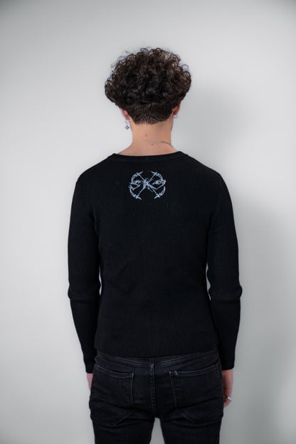 Troya sweater “BLACK”