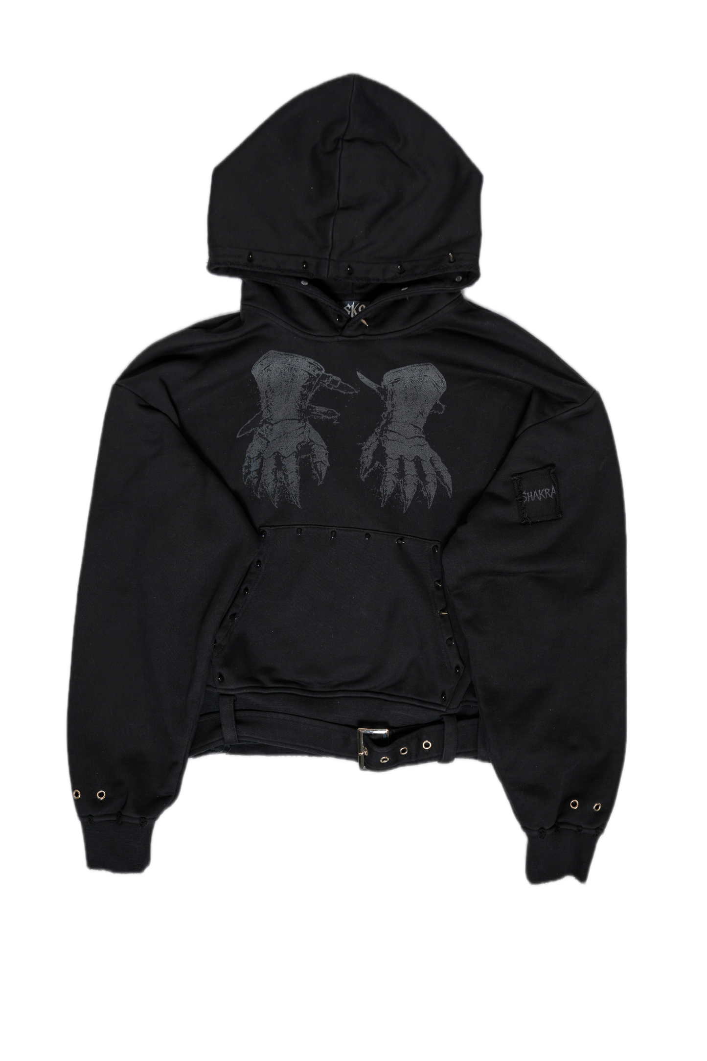 Tarnished hoodie”BLACK”