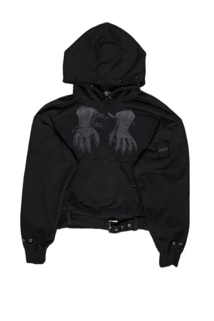 Tarnished hoodie”BLACK”