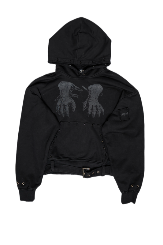Tarnished hoodie”BLACK”