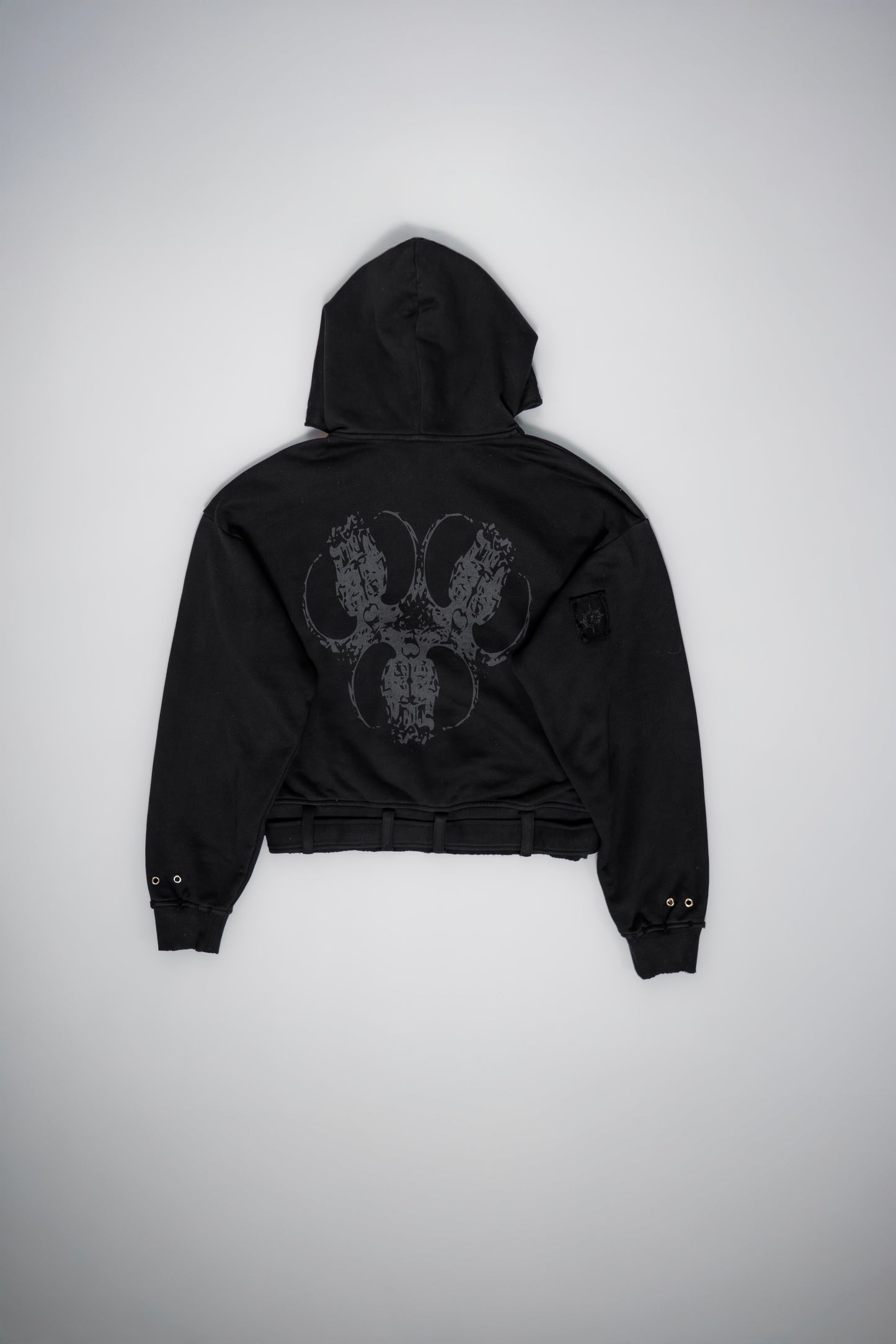 Tarnished hoodie”BLACK”